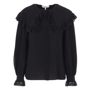 끌로에 블라우스 CH25WHT07005 001 Black