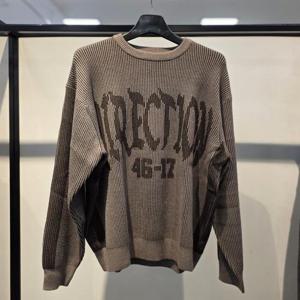 엠할리데이 HC21 립조직 레터링 풀오버 K MP4SU830