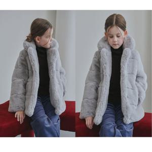 [빈]BZ62CT01GY 그레이 에코퍼 코트