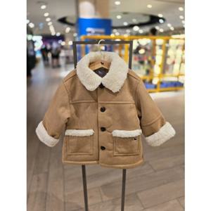 [블루독베이비] 25 FW(BE)벨로아 FUR 자켓(45C1911302)무스탕 코트 돌 선물 조카 겨울 이모 (45C1911302) c