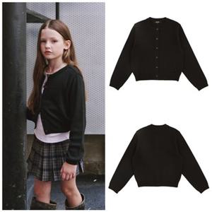 [블루테일]HP AZH2CK02BK 스탠다드핏 라운드 울혼방 가디건PG