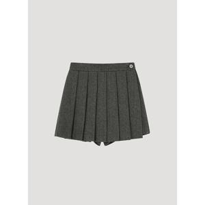 [시스티나]울 헤링본 플리츠 숏 팬츠 (AWWSPO41710)