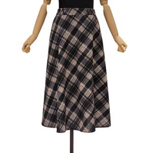 [에이지도르]체크 플레어 스커트 (ALFIAUK195L)