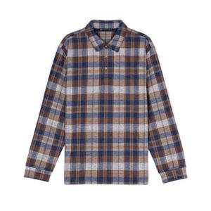 [뱅뱅]남녀공용 카라 체크 긴팔 티셔츠 (NTL656)