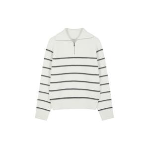 [프로젝트엠]여성) 반집업 카라 스웨터  EPF4ET2200