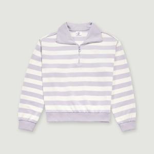 [행텐 틴즈]여아  라벤더 하프집업 맨투맨-HC1311446020912