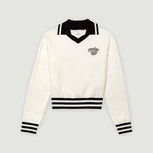 [행텐 틴즈]여아  원더 케이블 카라 니트-HC1401446020633