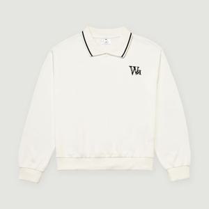 [행텐 틴즈]여아  로고자수 카라 맨투맨-HC1311446020512