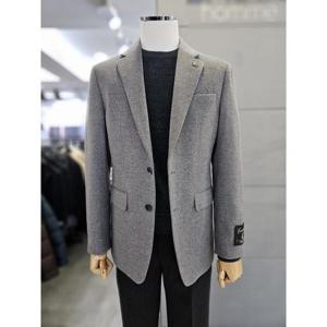 바쏘옴므 세이브존03 바쏘옴므 남자 그레이 울  혼방 콤비 자켓 WSAGZ3JS26A