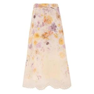 짐머만 미디 스커트 5460SF252 PSFL Beige