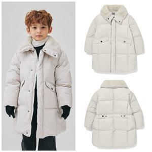 [빈BEEN]HP BZ63JP02IV 아이보리 퍼 배색 다운 점퍼 PG