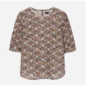 [써스데이아일랜드][여성]플라워 패턴 자수 블라우스 T256MBL146W