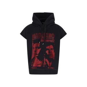 디스퀘어드2 후드 티셔츠 S71GU0743 S25516 900 Black