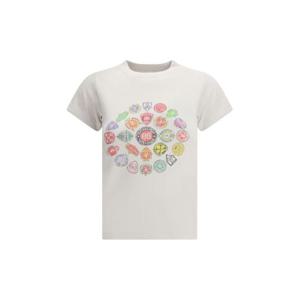 발렌시아가 반팔 티셔츠 850263TTVH6 9012 WHITE