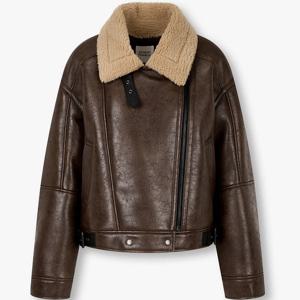 [톰보이]카라배색 빈티지 무스탕_9175461982