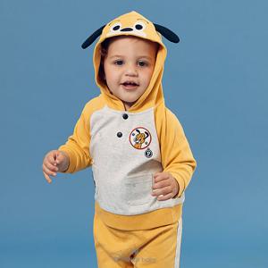 [디즈니베이비]미키퍼피코스튬후드상하(YELLOW)79S523004