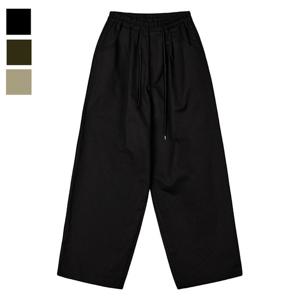 남자 간절기 원턱 와이드 밴딩 팬츠 GN-PTA-Q016-블랙