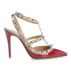 발렌티노 락스터드 앵클 스트랩 펌프스 7W2S0393VNW CUX