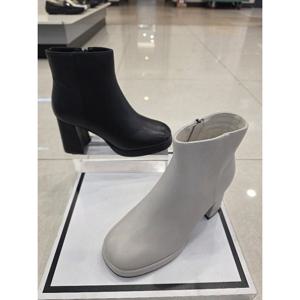 [엘칸토][엘칸토] 여성 소가죽 8cm 가보시 플랫폼 앵클부츠LCWA6
