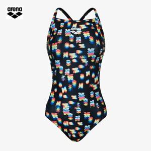 아레나 홀리플라이  A5FL1CO02 BLK (주머니백 증정) 여성 선수 드롭백 원피스 실내수영복