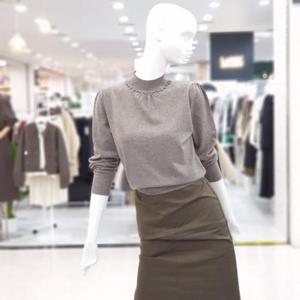 abfz sh06 반폴라 포인트 비즈 보들 니트 SLBNA1W31A