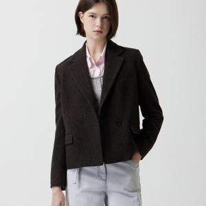 [쥬크]울 혼방 캐주얼 숏 자켓_Z254MSF106