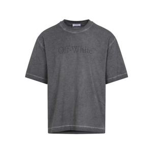 오프화이트 반팔 티셔츠 OMAA120F25JER00Q1212 Black