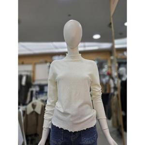 ab.f.z 세이브존05 슬림핏 와플 스팽클 반하이넥 니트티 lfa1nw32