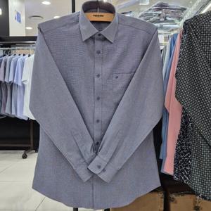 [레노마셔츠]일반핏/투톤 솔리드 라이크 긴팔 셔츠 ROFSG1405 NY