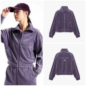 [휠라] FILA 여성용 벨벳 라인 포인트 스텐넥 집업 FS254FT02F002561