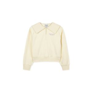 [디스커버리키즈US] (DKTR91056-LYL) 여아 세미크롭 반집업 맨투맨