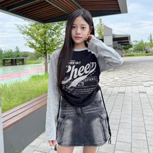 [더데이걸]스트링 카고 데님스커트TGWH25W03_IC