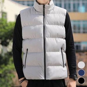 패딩조끼 퀼팅 누비 점퍼 남성 하이넥 경량 ELC9008
