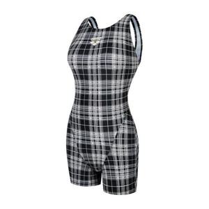 아레나 세이브존08 여성수영복 멜로우체크 2부 반신 U백 A5FL1LD40BEG