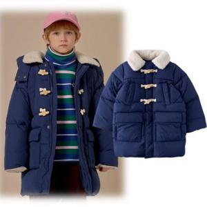 [블루독8-키즈] 택1 네이비 더블B구스다운점퍼 거위털 롱패딩 퍼안감 파카 두돌선물 초등학생 25C2511401