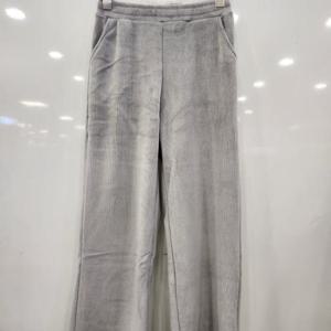 애플핑크 HC07 벨로아골지 와이드팬츠 APP8T703GSG