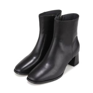 [바바라(슈즈)]바바라 소가죽 데일리 심플 앵클부츠  BBI860BK-JS