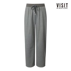 [비지트인뉴욕]배색 밴딩 헤링본 와이드 팬츠 V5ALP02