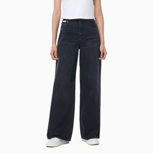 [캘빈클라인 진]여성 와이드 레그핏 이브닝 블랙 팬츠(47E700G)