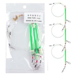 씨타임 원투유동본선(3개입) 파이프 낚시 채비 파이프채비 자작채비 유동채비 본선채비 낚시채비 카고채비