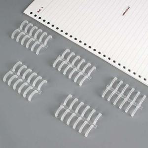 6공 스프링 셀프 제본 바인더 루즈링 클리어 바인더링 6공링 6공바인더링 반투명바인더링 제본링