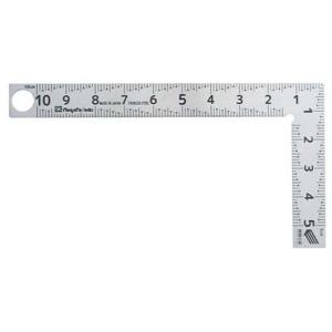 115323 미니 직각자 CM-10KD 100x50mm 측정 자 줄자 각도기 직각자