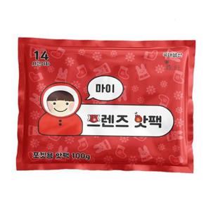 국산 KC 마이 프렌즈 핫팩 100g 10개 포켓용 주머니 보온용 겨울 방한 간편