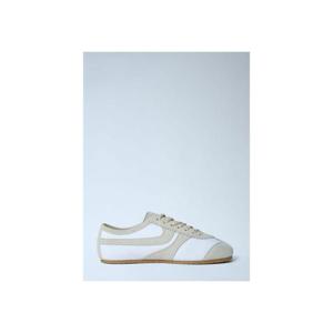 25 FW 드리스반노튼 여성 스웨이드 트림 스니커즈 dvn0262031wht