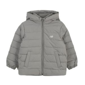 뉴발란스키즈패딩 PQC NK9QFB411U-BU ESSENTIAL 경량 후드패딩 점퍼(웜라이트)