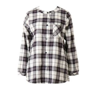 [비너스]부드럽고 따듯한 면기모 체크선염 남성 상의 VEV3963M