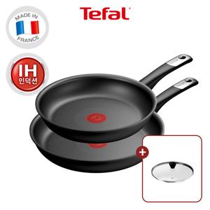 [레온뚜껑24CM증정] 테팔 인덕션 퍼펙트터치 2종(팬24+팬28)