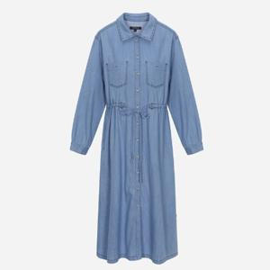 [써스데이아일랜드][여성]인디고 데님 풀오픈 원피스 T256MOP321W