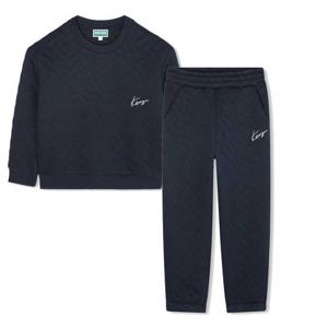 [겐조키즈][WEAVES PROG] 네이비 코튼 퀼팅 트레이닝 세트 Z255AFE211