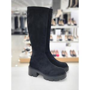 [탠디]가보시 통굽 슬림핏 스판 여성 롱부츠 TDX25508WL5B